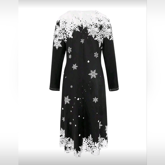 NWOT Christmas Santa Clause & Candy Long Sleeve Dress with pockets - Picture 6 of 9